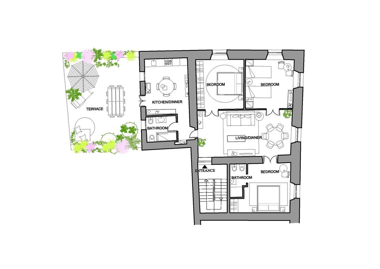 Mami'S Home Trastevere Apt With Private Terrace Rom Exteriör bild